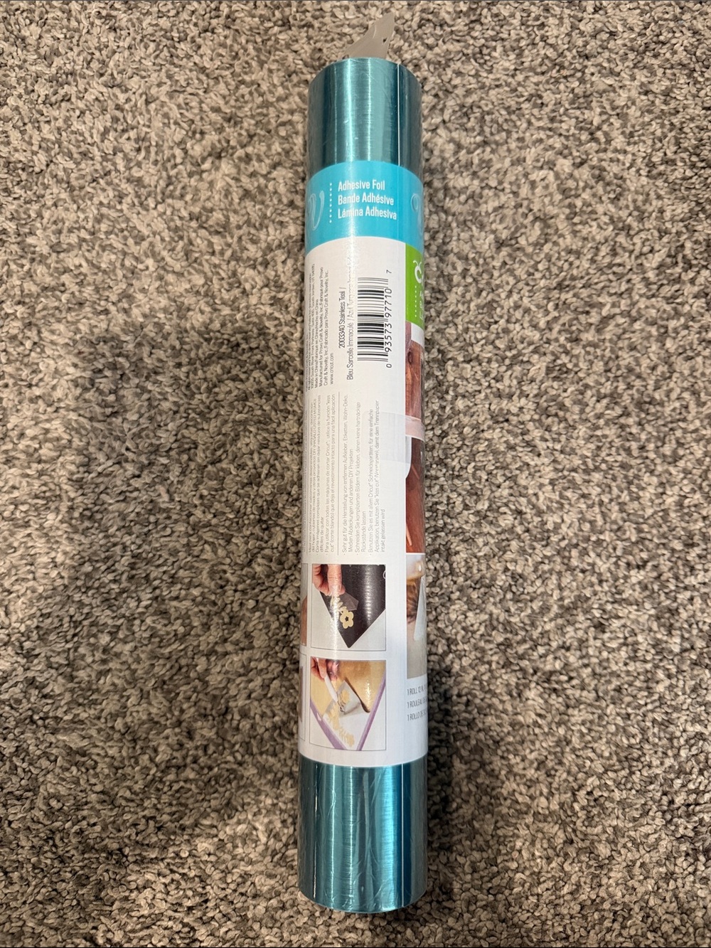 5/$35 Cricut Adhesive Foil In Stainless Teal. You Pick.